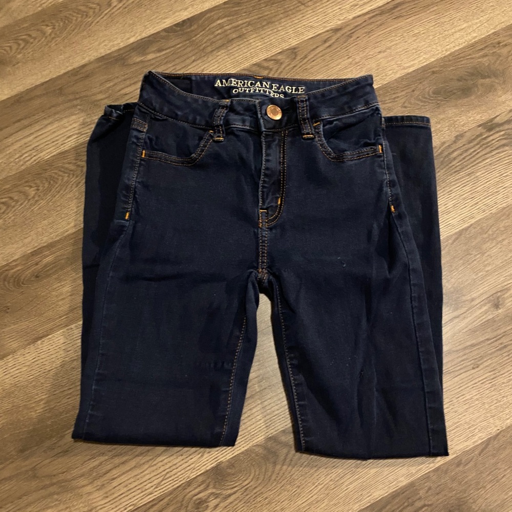 American eagle skinny crop jeans